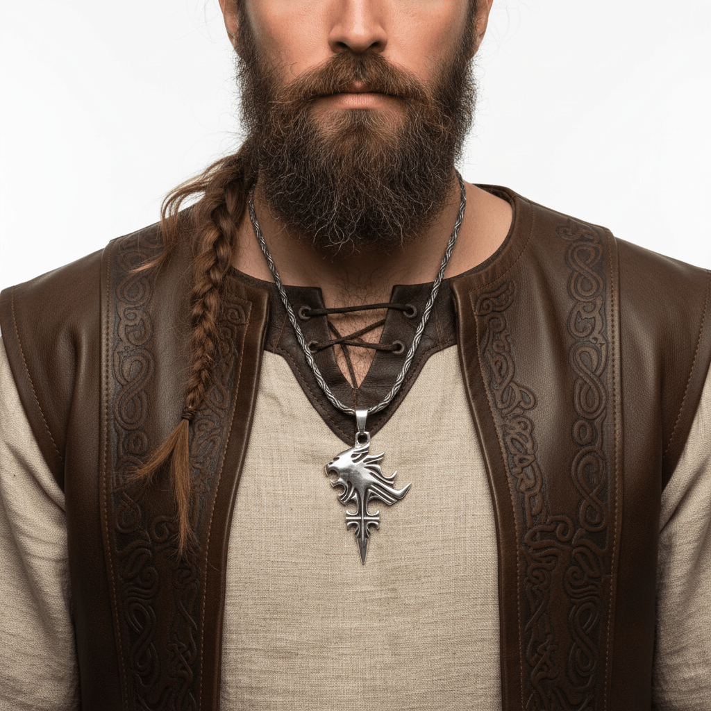 Norsemen necklace Pendant Necklace Men’s Women’s Fashion Jewelry Gift - Hadi Craft