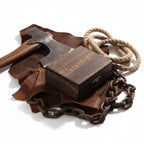 Odin Huginn & Muninn Raven Stainless Steel Viking Necklace for Men – Norse Mythology Pendant with Wooden Box - Hadi Craft