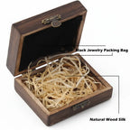 Odin Huginn & Muninn Raven Stainless Steel Viking Necklace for Men – Norse Mythology Pendant with Wooden Box - Hadi Craft