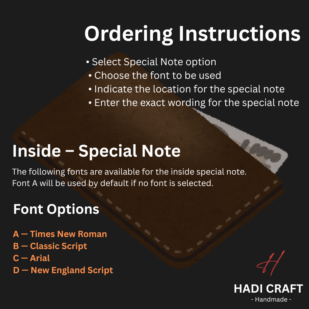 Rio Grande Handmade Full-Grain Leather Bifold Wallet for Men | Built to Last | Hadi Craft USA