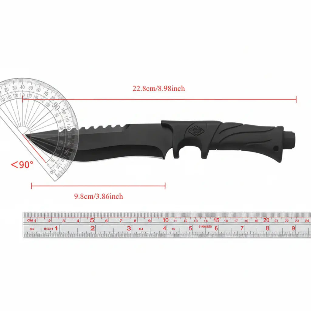Outdoor Fixed Blade Knife – Portable Camping & Fishing Utility Knife for EDC & Hiking - Hadi Craft