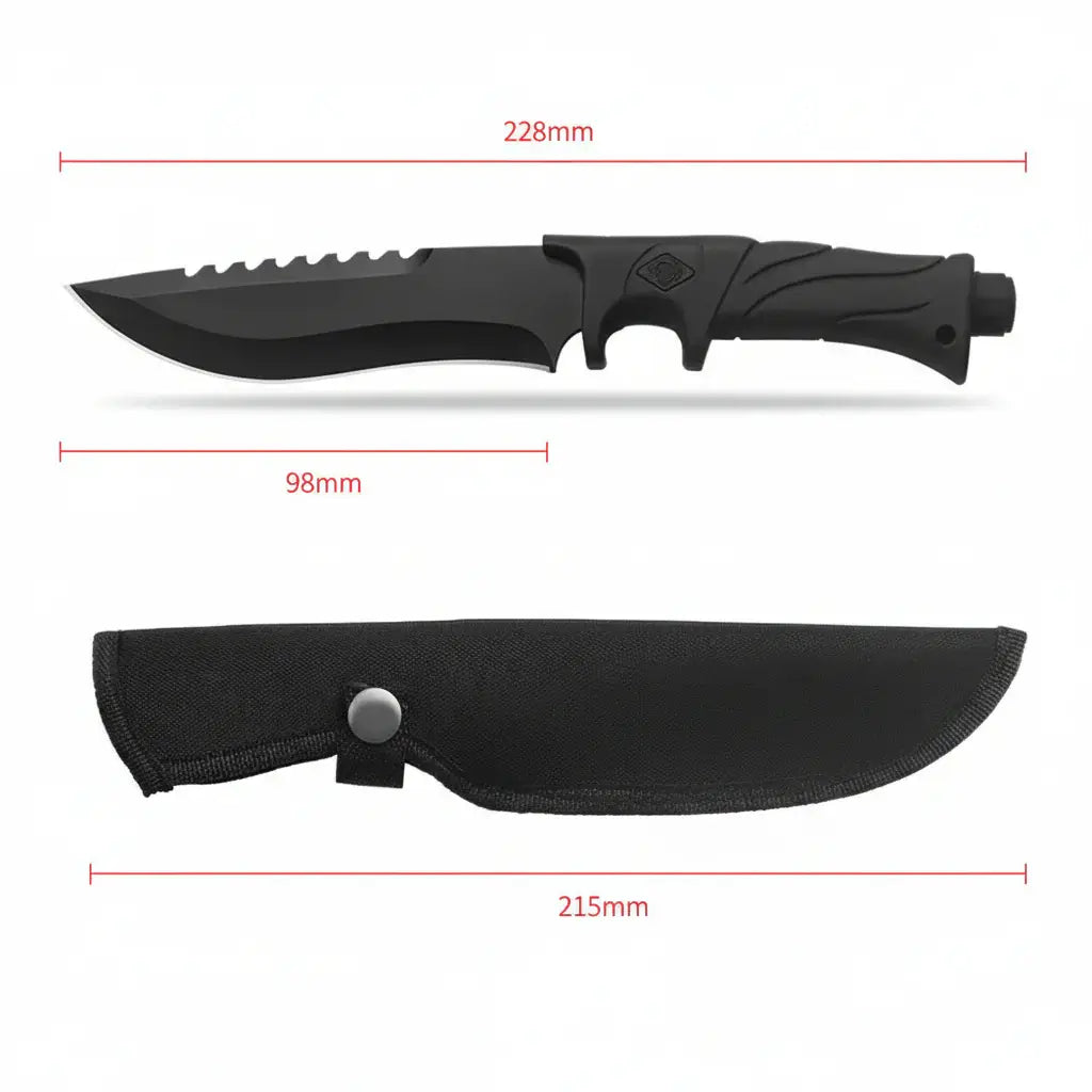Outdoor Fixed Blade Knife – Portable Camping & Fishing Utility Knife for EDC & Hiking - Hadi Craft