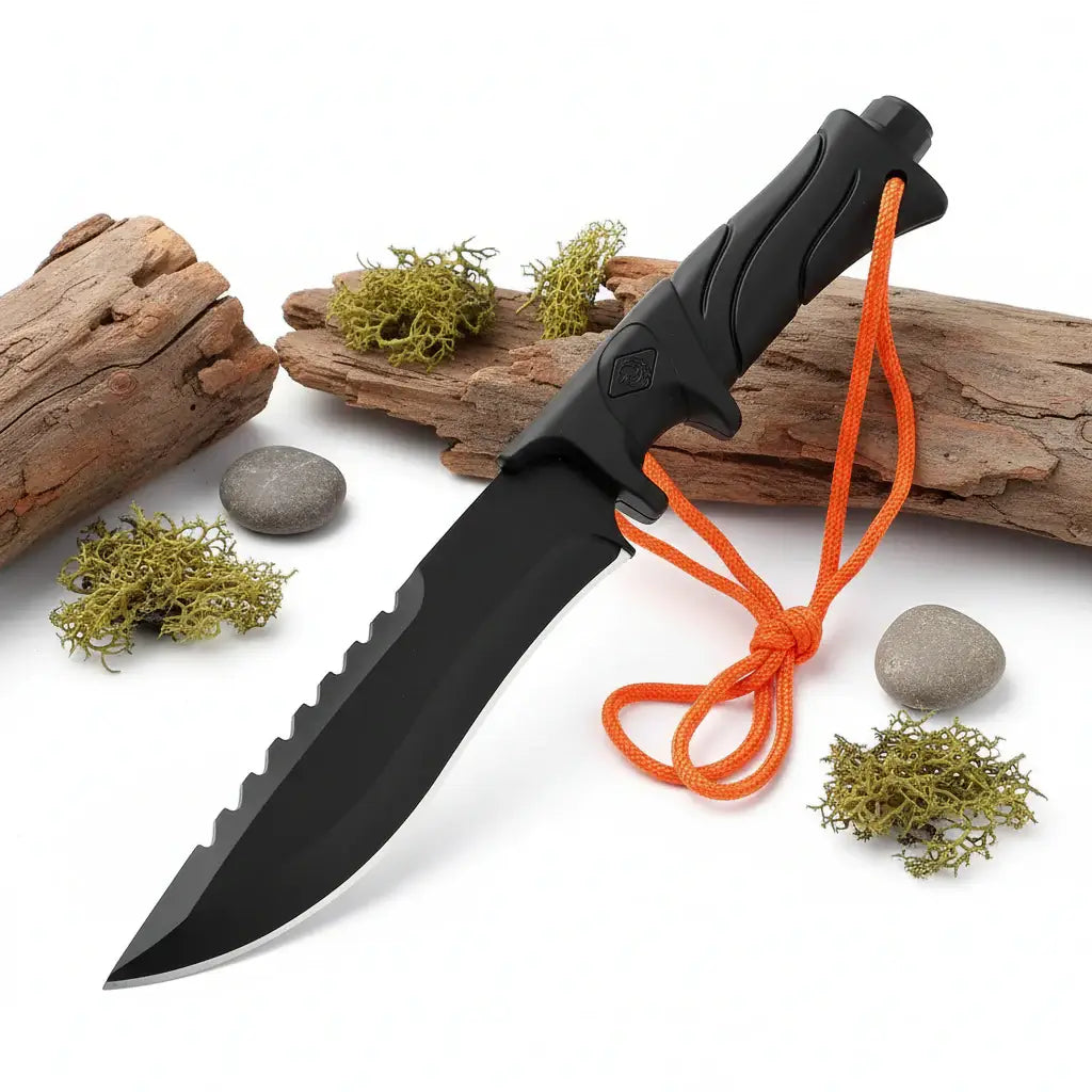 Outdoor Fixed Blade Knife – Portable Camping & Fishing Utility Knife for EDC & Hiking - Hadi Craft