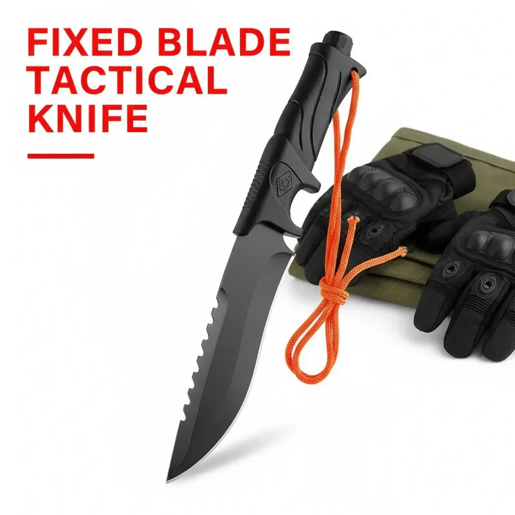 Outdoor Fixed Blade Knife – Portable Camping & Fishing Utility Knife for EDC & Hiking - Hadi Craft