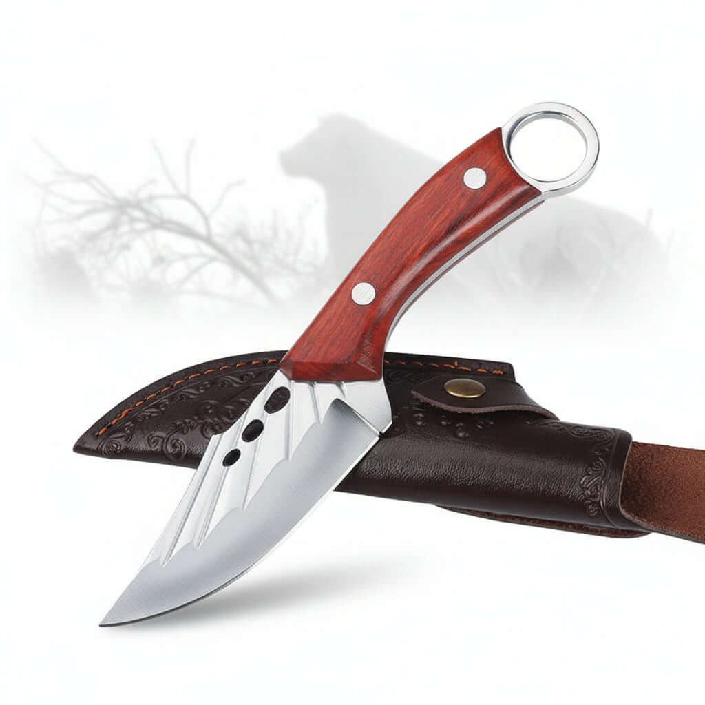 Outdoor Stainless Steel Boning Knife – Forged Retro EDC Utility Knife - Hadi Craft
