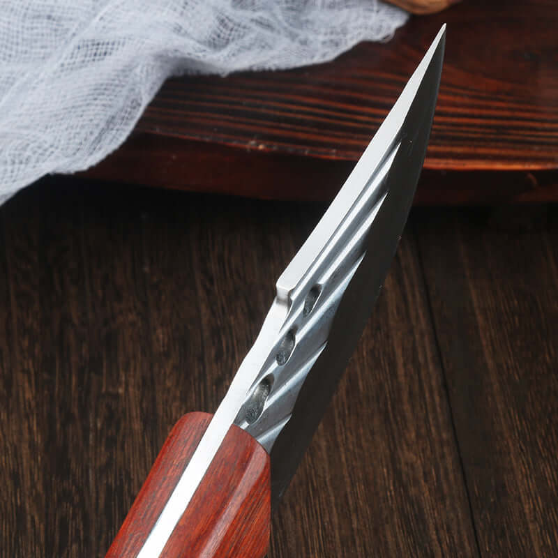 Outdoor Stainless Steel Boning Knife – Forged Retro EDC Utility Knife - Hadi Craft
