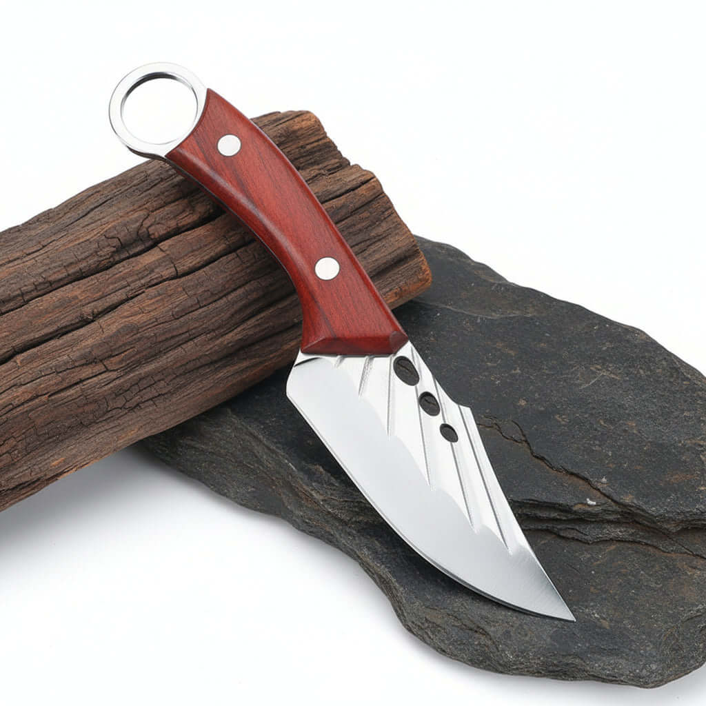 Outdoor Stainless Steel Boning Knife – Forged Retro EDC Utility Knife - Hadi Craft