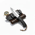 Outdoor Tactical Fixed Blade Hunting Knife with Rubber Handle - Hadi Craft