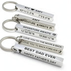 Personalized 3D Keychain 4 Sided Engraving - Hadi Craft