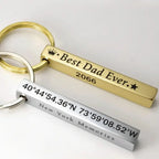 Personalized 3D Keychain 4 Sided Engraving - Hadi Craft