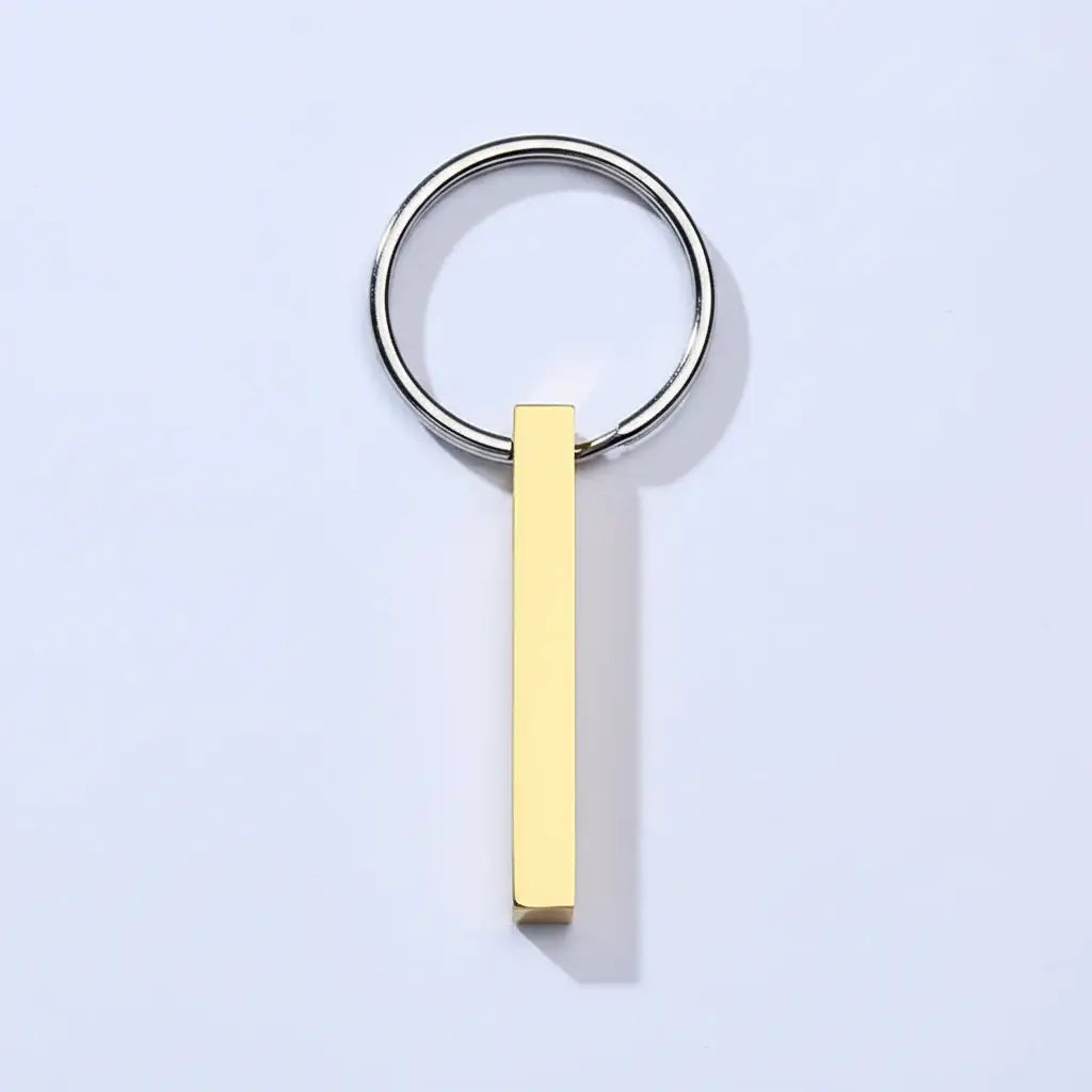 Personalized 3D Keychain 4 Sided Engraving - Hadi Craft