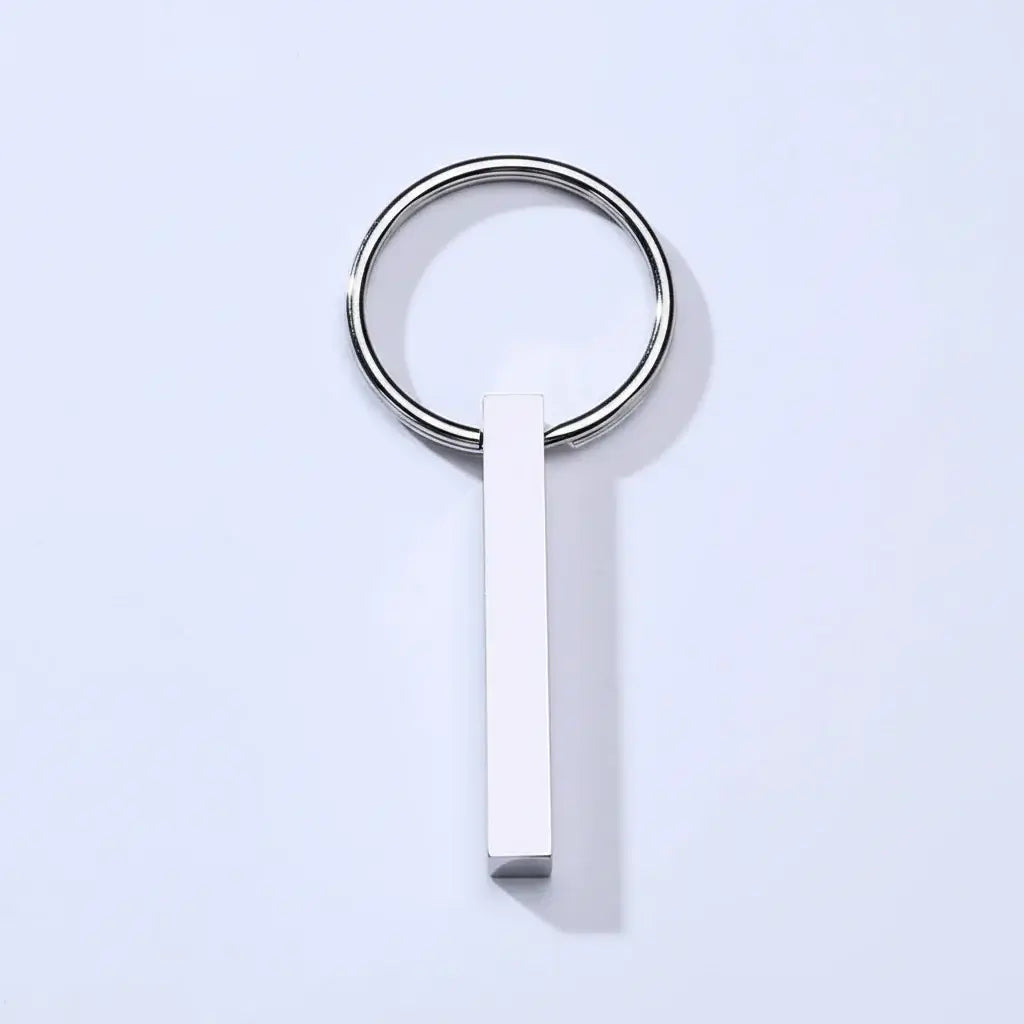 Personalized 3D Keychain 4 Sided Engraving - Hadi Craft