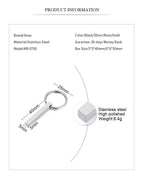 Personalized 3D Keychain 4 Sided Engraving - Hadi Craft