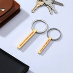 Personalized 3D Keychain 4 Sided Engraving - Hadi Craft