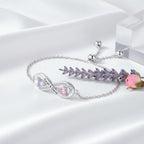 Personalized Birthstone Bracelet – Custom Engraved Jewelry for Women - Hadi Craft