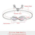 Personalized Birthstone Bracelet – Custom Engraved Jewelry for Women - Hadi Craft