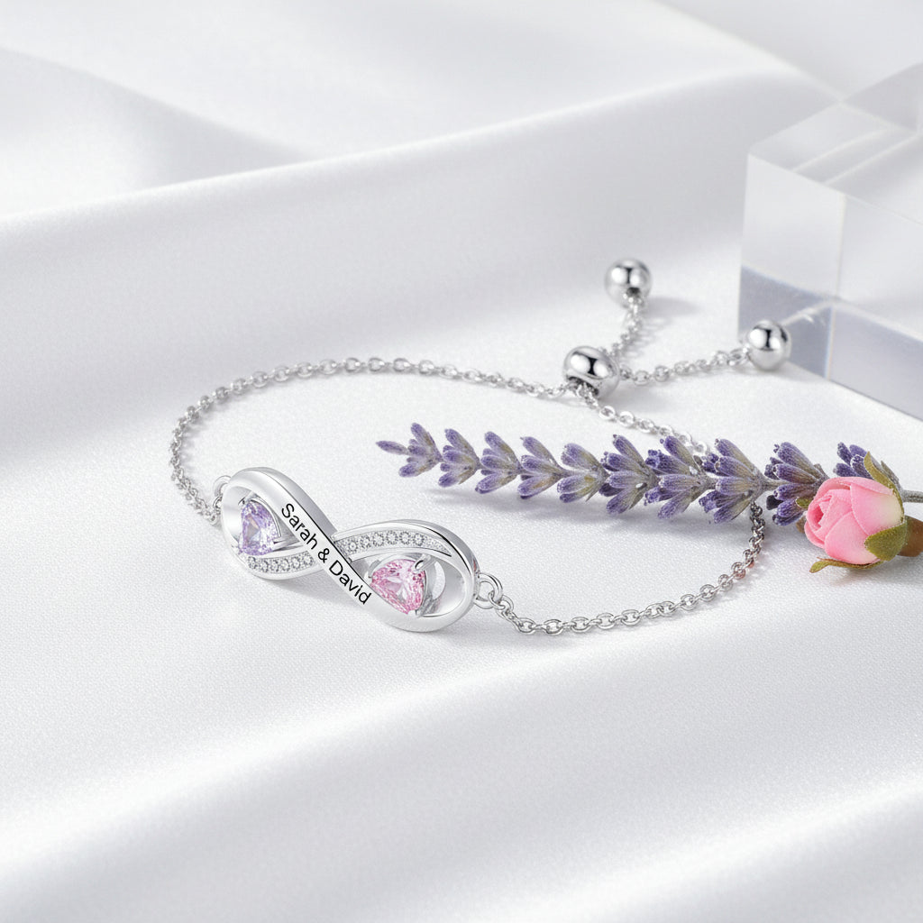 Personalized Birthstone Bracelet – Hadi Craft USA