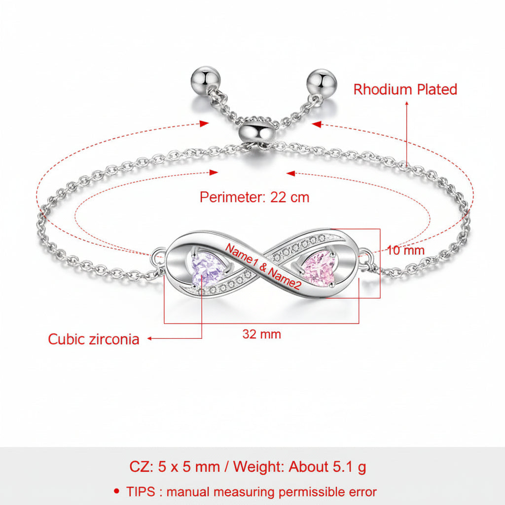 Personalized Birthstone Bracelet – Hadi Craft USA