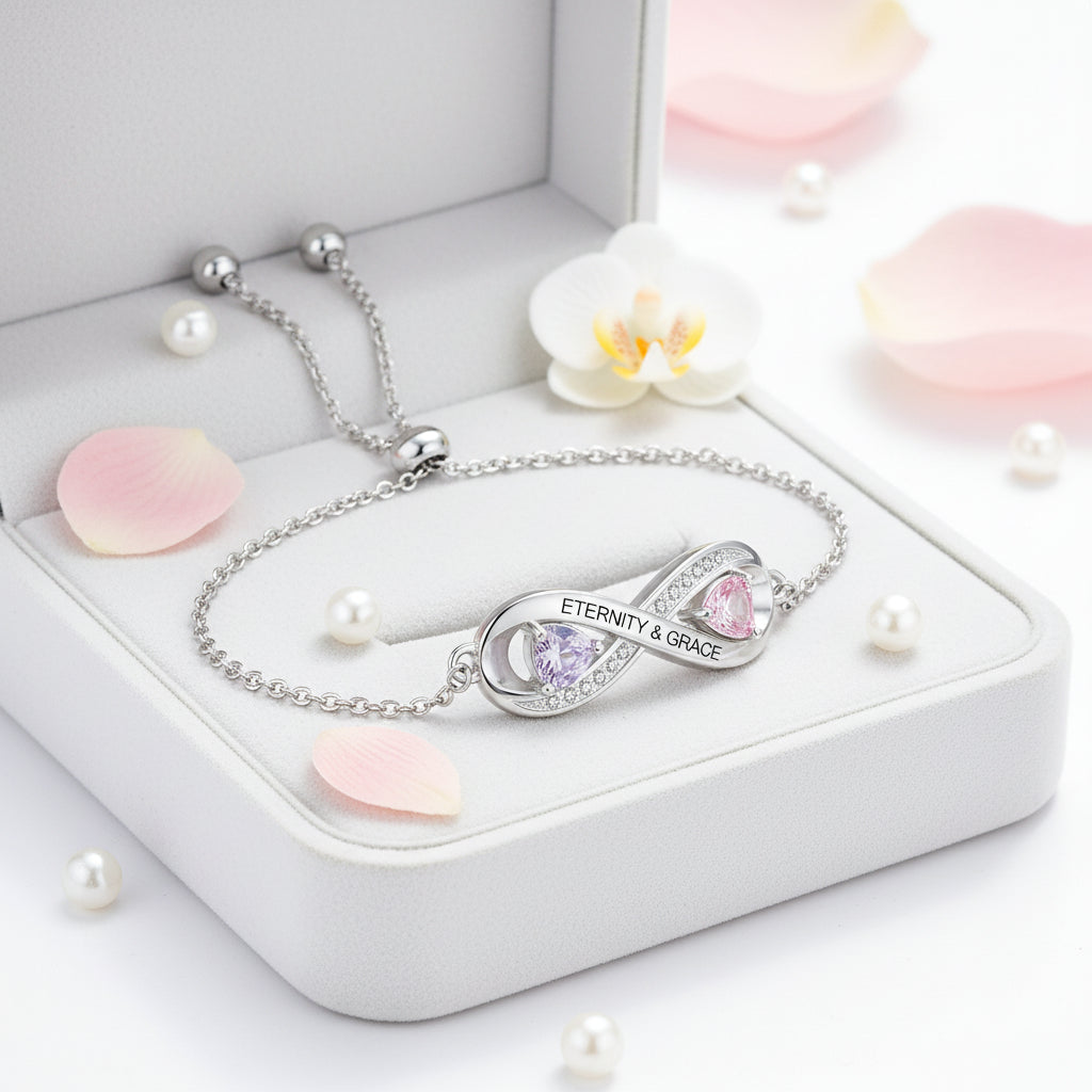 Personalized Birthstone Bracelet – Hadi Craft USA