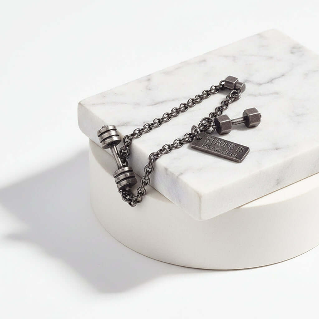 Personalized Dumbbell Bracelet – Hadi Craft USA