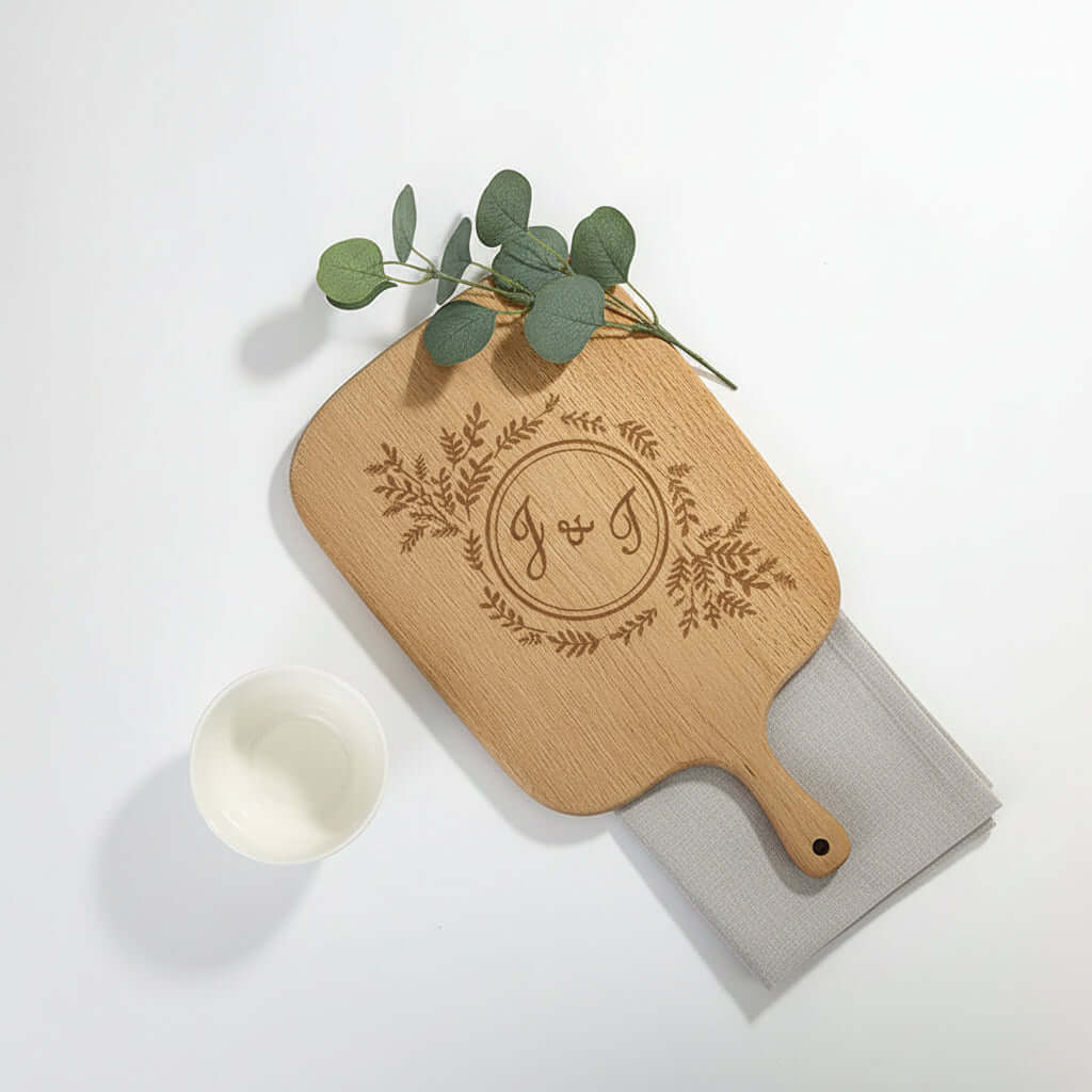 Personalized Engraved Cutting Board –Housewarming Gift Custom - Hadi Craft