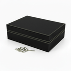 Personalized Leatherette Gift Box - Elegant & Customizable