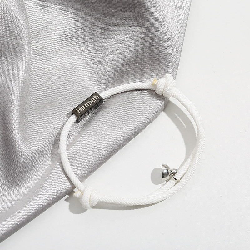 Personalized Magnetic Couple Bracelets | Hadi Craft USA