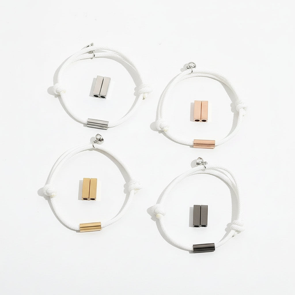 Personalized Magnetic Couple Bracelets | Hadi Craft USA