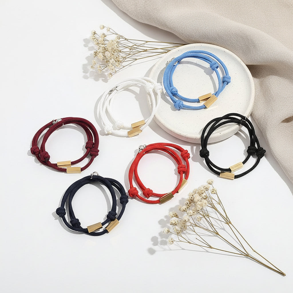 Personalized Magnetic Couple Bracelets | Hadi Craft USA