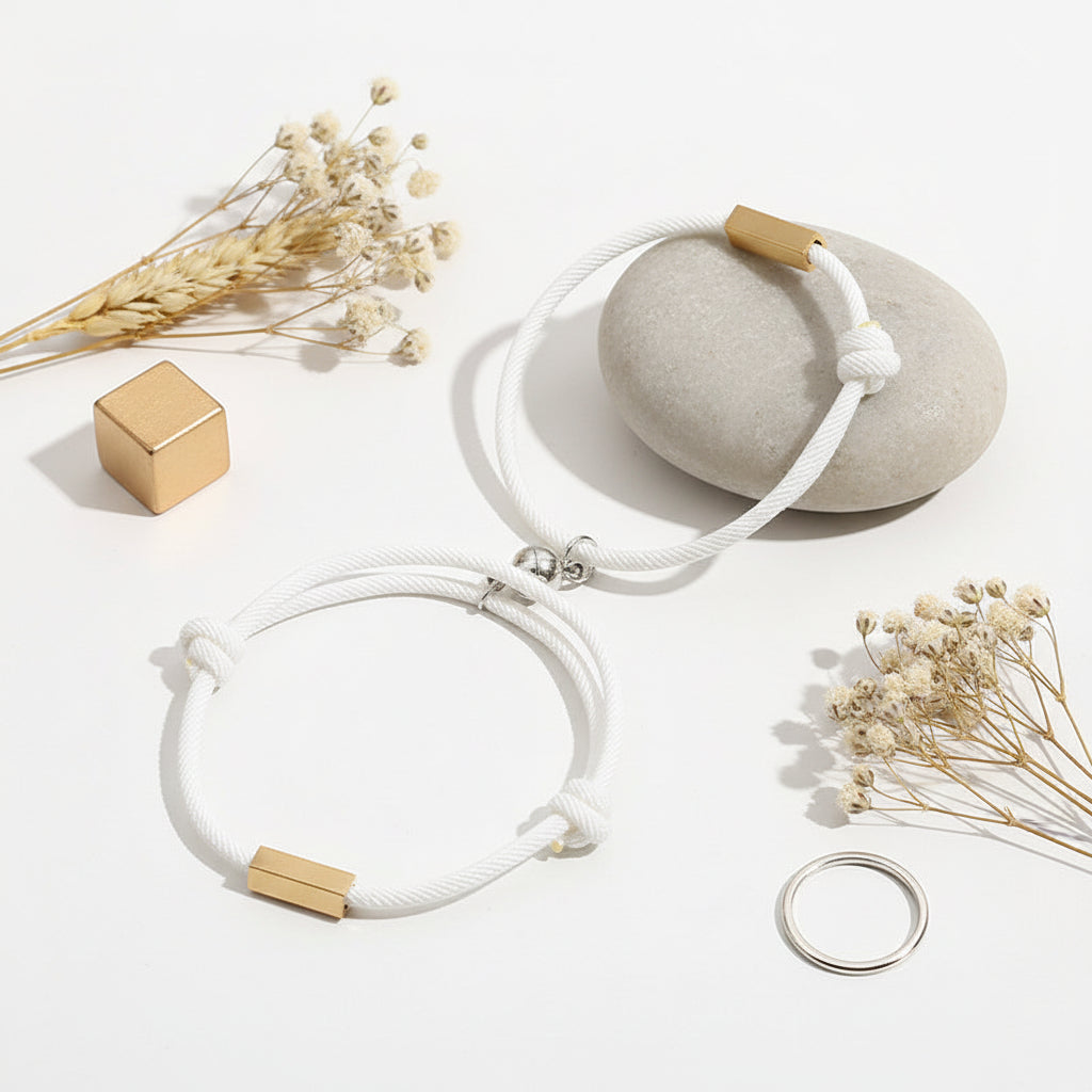 Personalized Magnetic Couple Bracelets | Hadi Craft USA