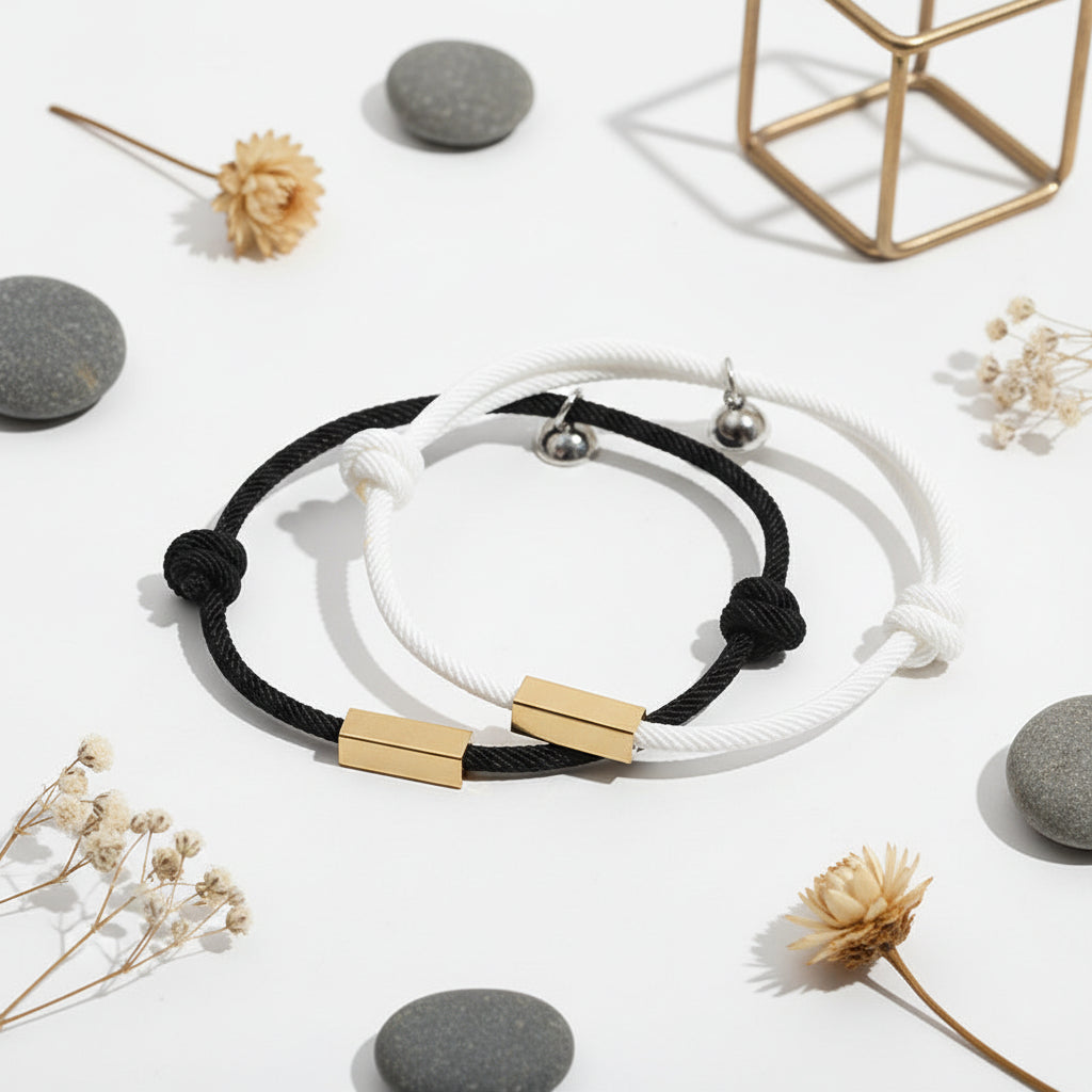 Personalized Magnetic Couple Bracelets | Hadi Craft USA