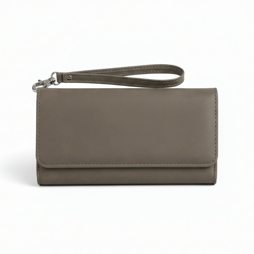 Personalized RFID leatherette wallet with Strap – RFID Protected & Personalized - Hadi Craft