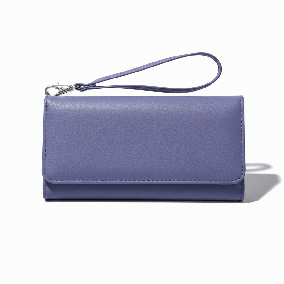 Personalized RFID leatherette wallet with Strap – RFID Protected & Personalized - Hadi Craft