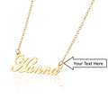 Personalized Titanium Steel Name Necklace – Personalized necklace - Hadi Craft