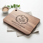 Personalized Walnut Cutting Board | Hadi Craft USA