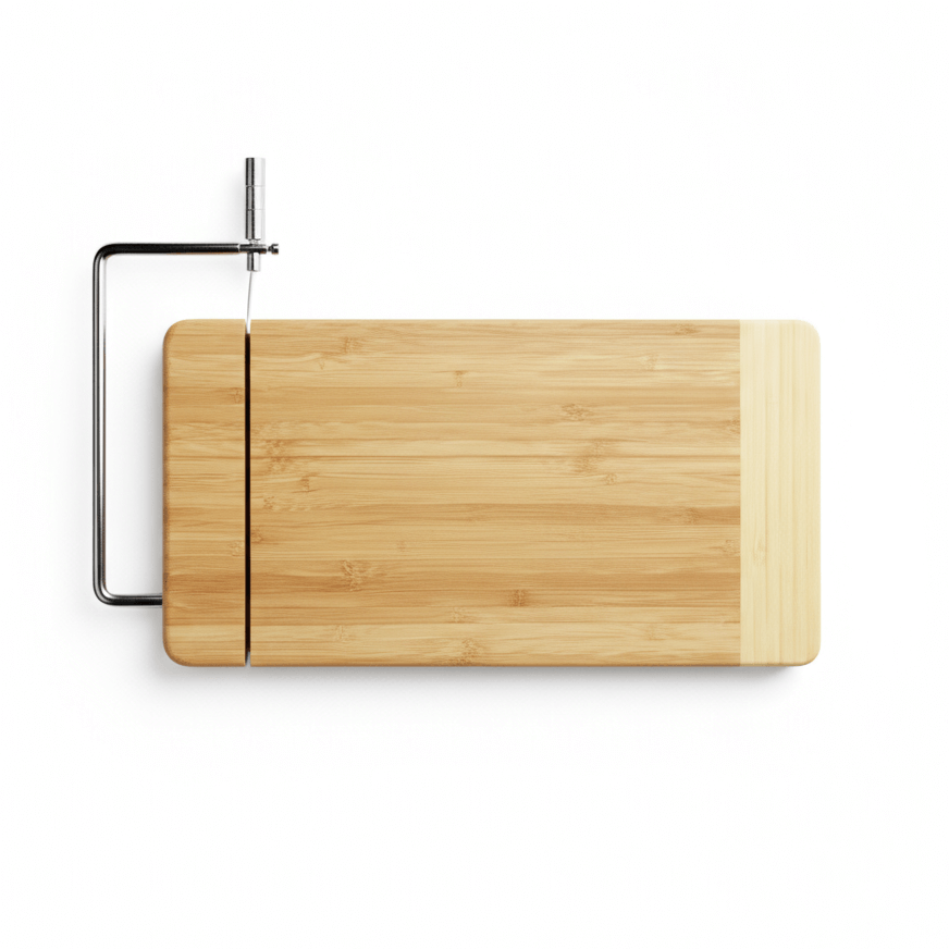 Personalized bamboo cheese cutting board rectangle - Hadi Craft