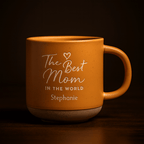 Personalized best friend mug Pottery Friend Mug Custom Engraved Cup - Hadi Craft
