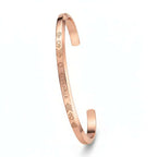 Personalized couple bracelet Rose Gold Custom Name Couple Bracelet - Hadi Craft