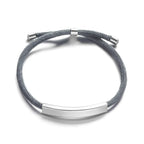 Personalized engraved bracelet for men and women Stainless Steel - Hadi Craft