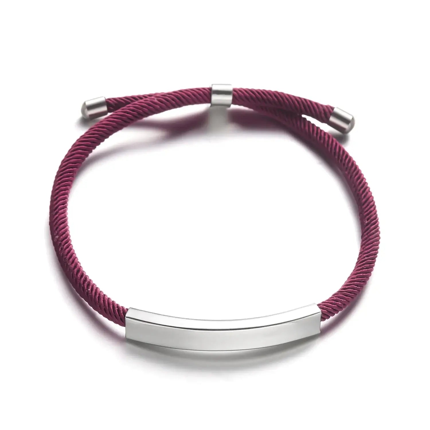 Personalized engraved bracelet for men and women Stainless Steel - Hadi Craft