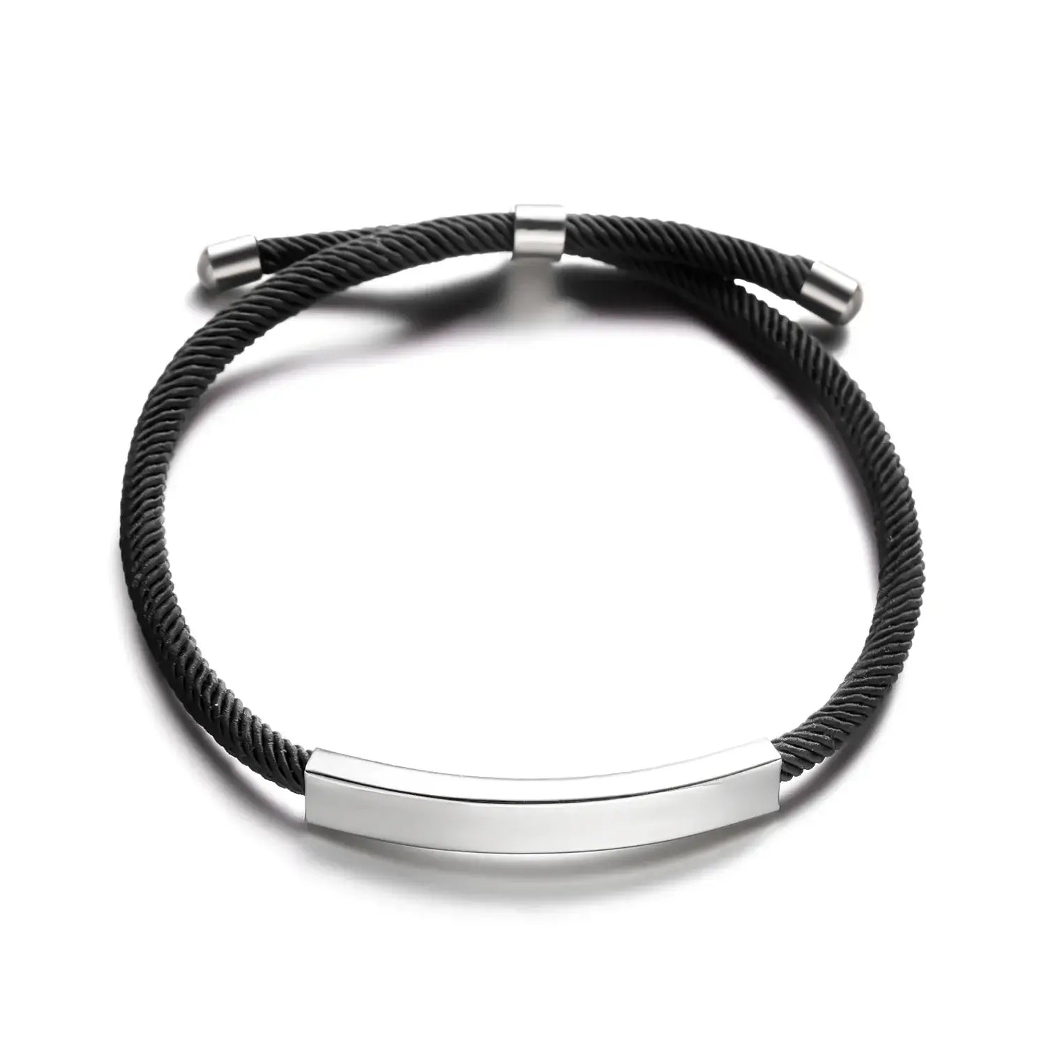 Personalized engraved bracelet for men and women Stainless Steel - Hadi Craft