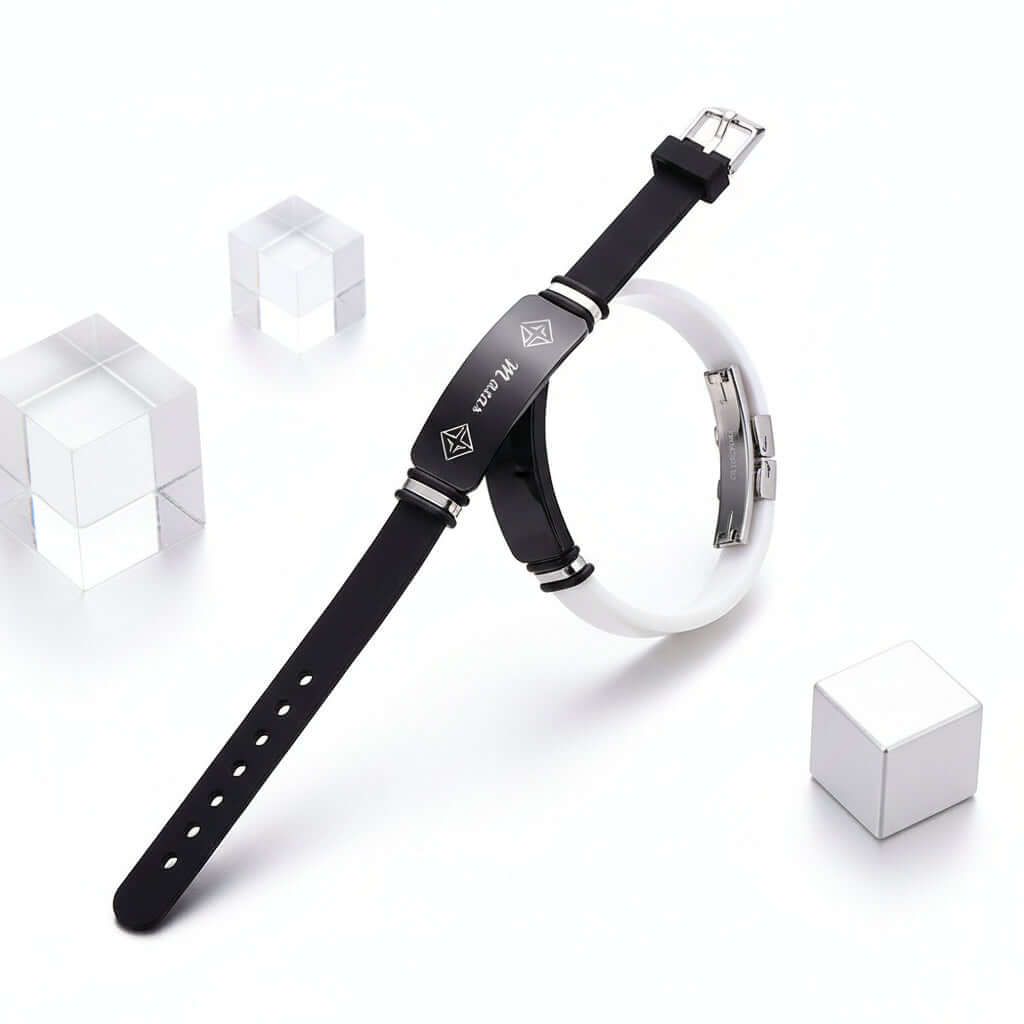 Personalized engraved stainless steel bracelet – Custom Gift - Hadi Craft