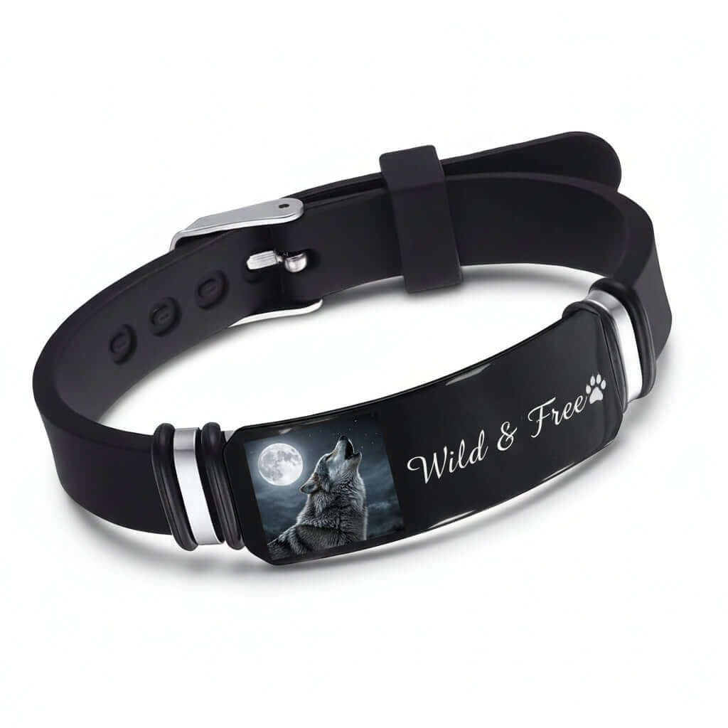 Personalized engraved stainless steel bracelet – Custom Gift - Hadi Craft