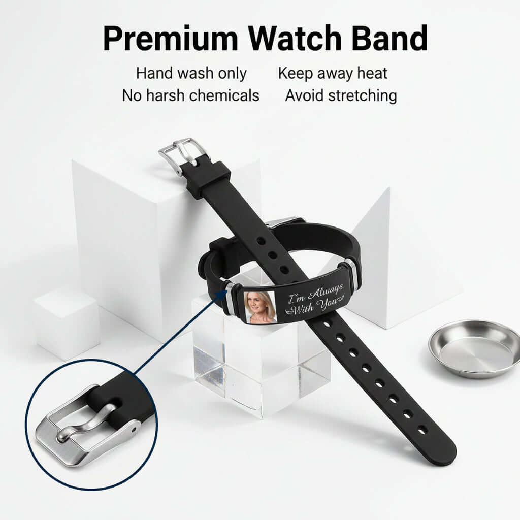 Personalized engraved stainless steel bracelet – Custom Gift - Hadi Craft