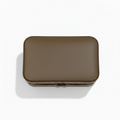 Personalized leather travel jewelry box Laserable Leatherette - Hadi Craft