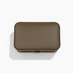 Personalized leather travel jewelry box Laserable Leatherette - Hadi Craft