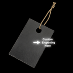 Personalized slate cutting board 9x6 with Hanger String - Hadi Craft