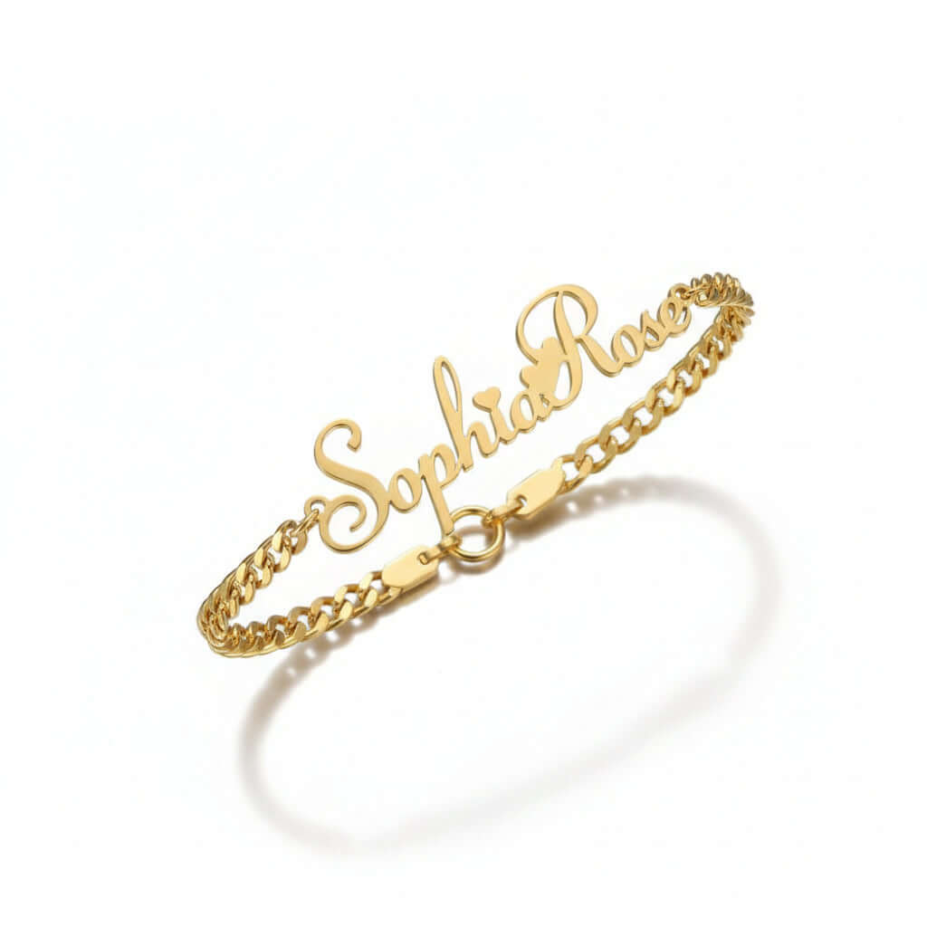 Personalized stainless steel name bracelet DIY Steel Name Bracelet - Hadi Craft