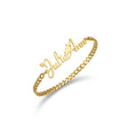 Personalized stainless steel name bracelet DIY Steel Name Bracelet - Hadi Craft