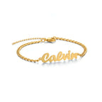 Personalized stainless steel name bracelet DIY Steel Name Bracelet - Hadi Craft